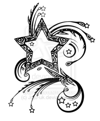 400x486 Stars Tattoo Designs