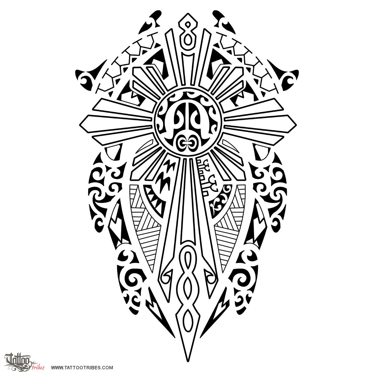 1200x1200 Collection Of Filipino Sun And Stars Outline Tattoos For Men
