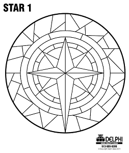 253x300 Stained Glass Mosaic Patterns Free Star Pattern