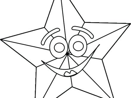 440x330 Coloring Page Star Star Shape Coloring Page Star Shape Coloring