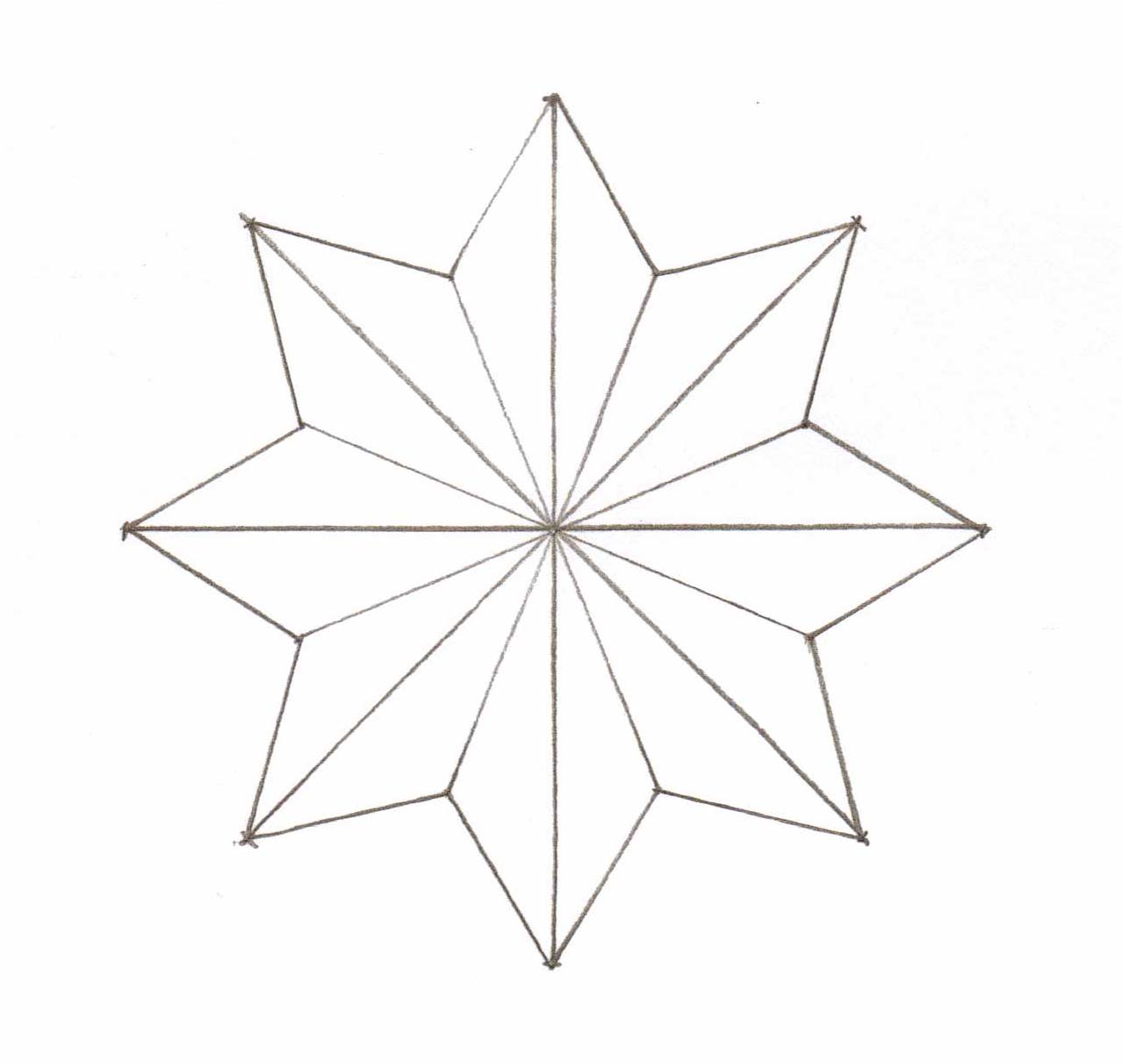 1278x1212 Star Outline Printable Collection