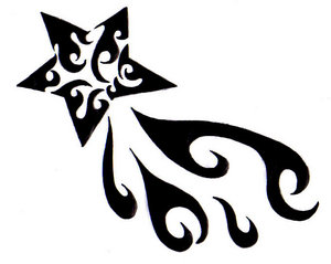 300x239 Tribal Nautical Star Tattoo Designs