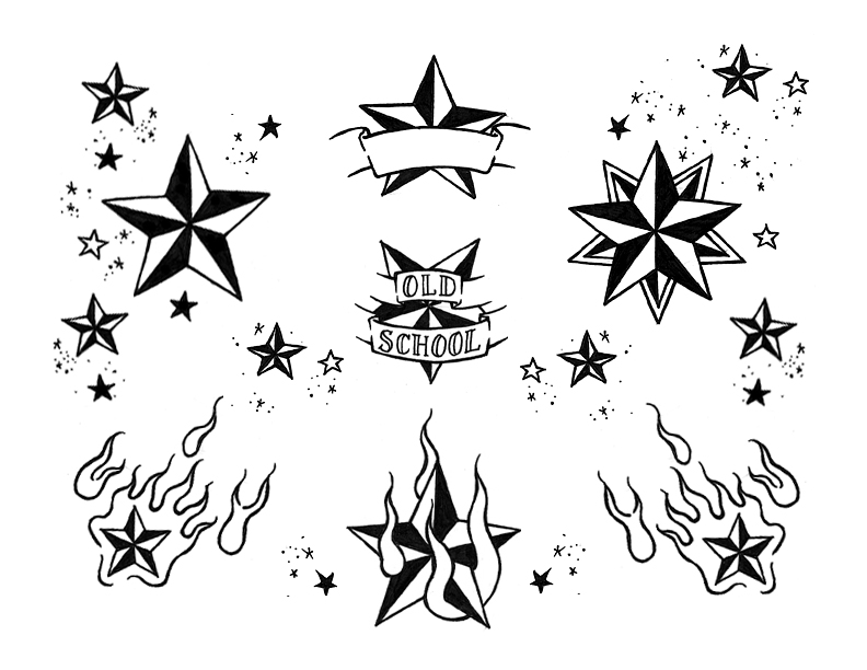 792x612 Nautical Star Flash Page 01 Bw By