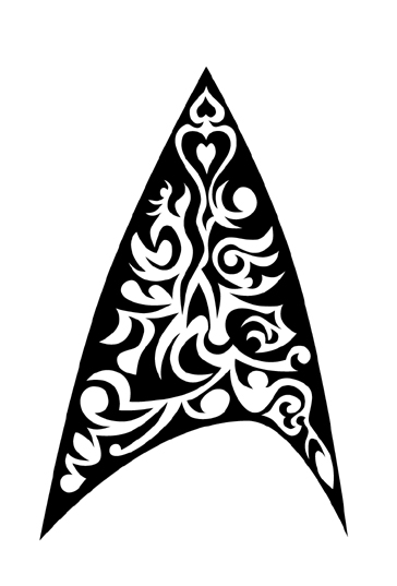 364x537 Star Trek Tribal Tattoo Design By Beatnikshaggy