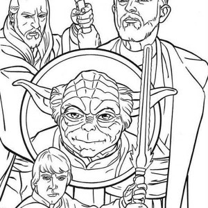300x300 How To Draw The Star Wars Characters Coloring Page Batch Coloring