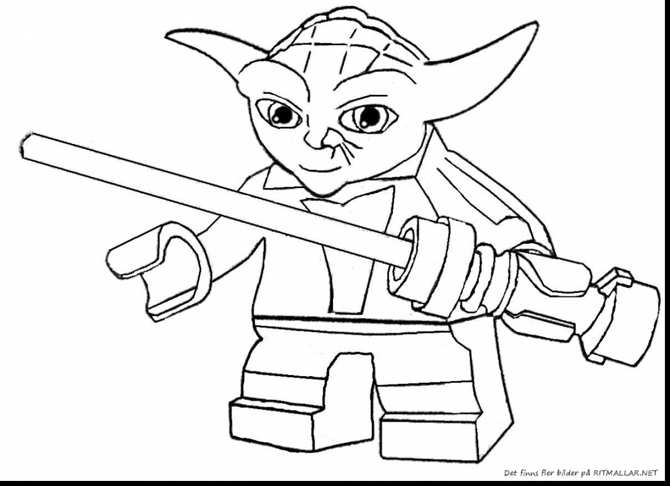 1320x959 Awesome Star Wars Coloring Pages Yoda Coloringkids Lego For Kids