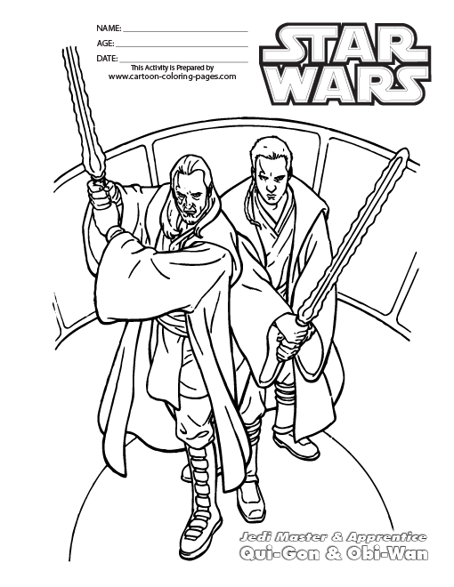510x660 Star Wars Characters Coloring Pages
