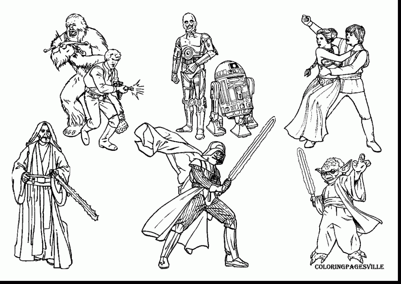 1285x909 Star Wars Coloring Pages Free Printable