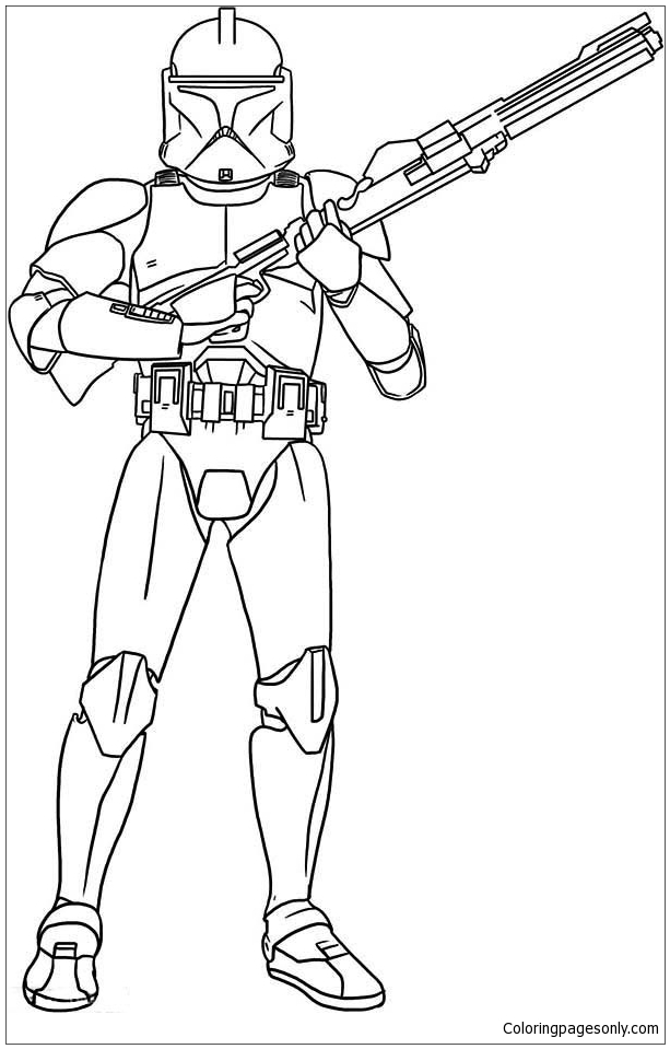 613x959 Star Wars Clone Coloring Page