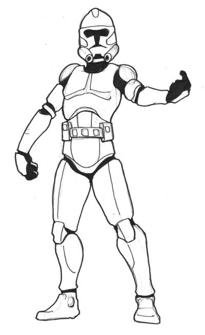 Star Wars Clone Drawing at GetDrawings | Free download