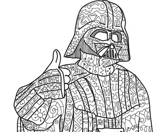 340x270 Star Wars Coloring Pages For Adults To Funny Draw Page Printable