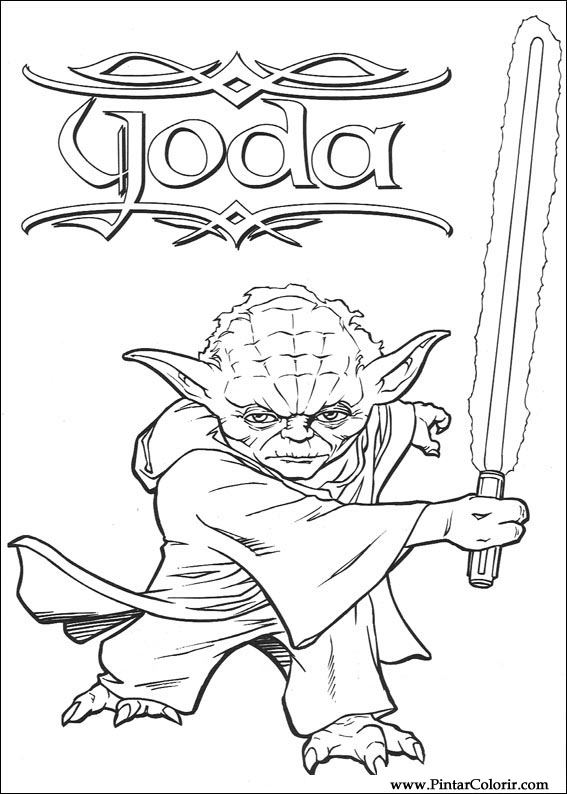 567x794 Drawings To Paint Amp Colour Star Wars