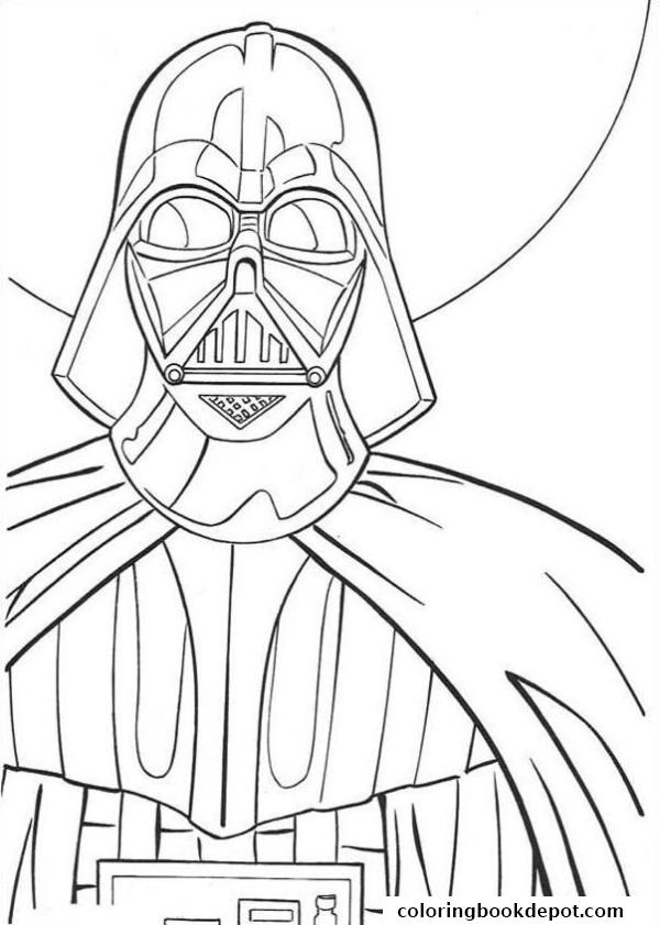 600x841 Star Wars Darth Vader Coloring Pages