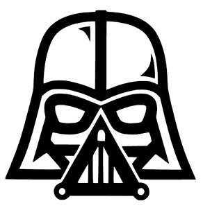 292x300 Darth Vader Star Wars The Force Awakens Vinyl Decal Sticker Car