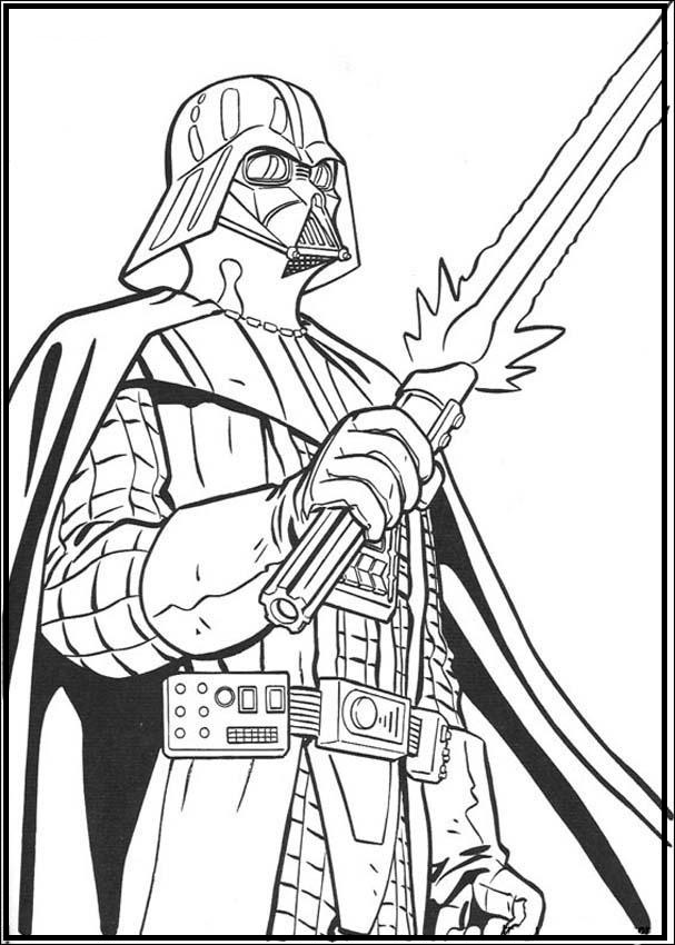 607x850 Darth Vader Star Wars Coloring Picture For Kids Star Wars