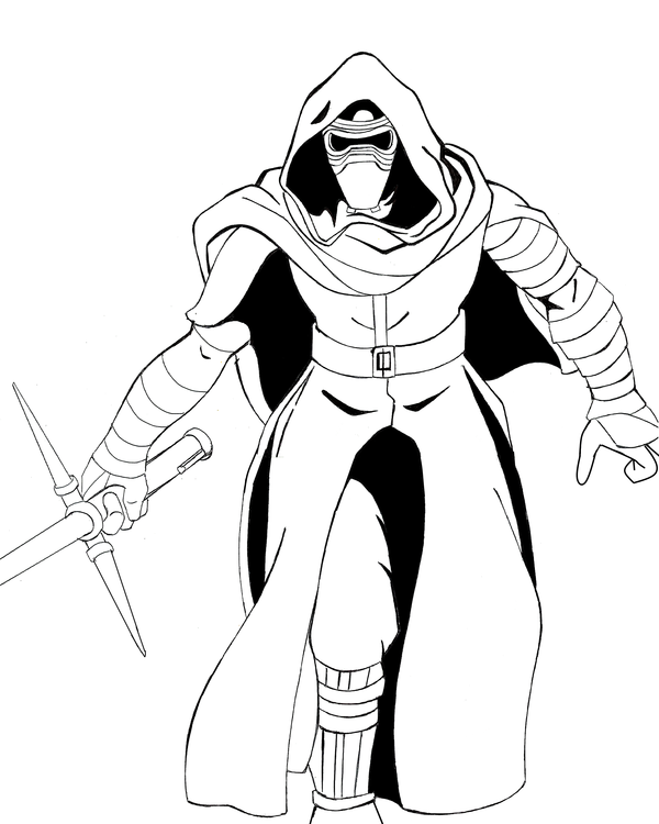 600x750 Drawn Star Wars Kylo Ren