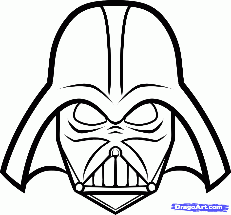 936x871 How To Draw Darth Vader Easy, Step By Step, Star Wars Characters