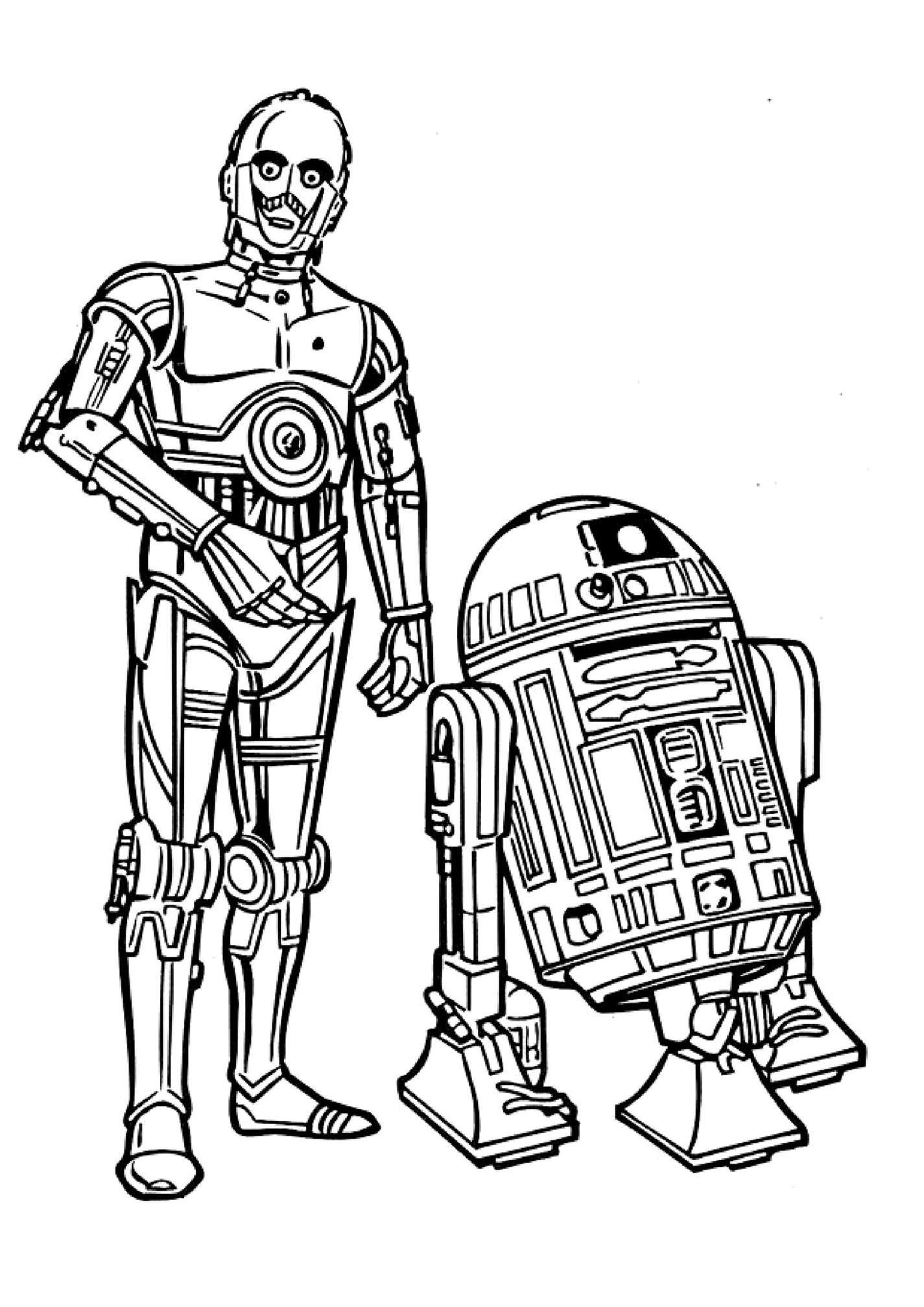 Star Wars Line Drawing at GetDrawings | Free download