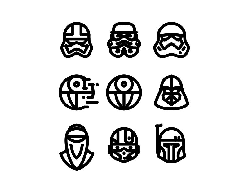 800x600 Star Wars Icons No.1 By Aleksandar Savic