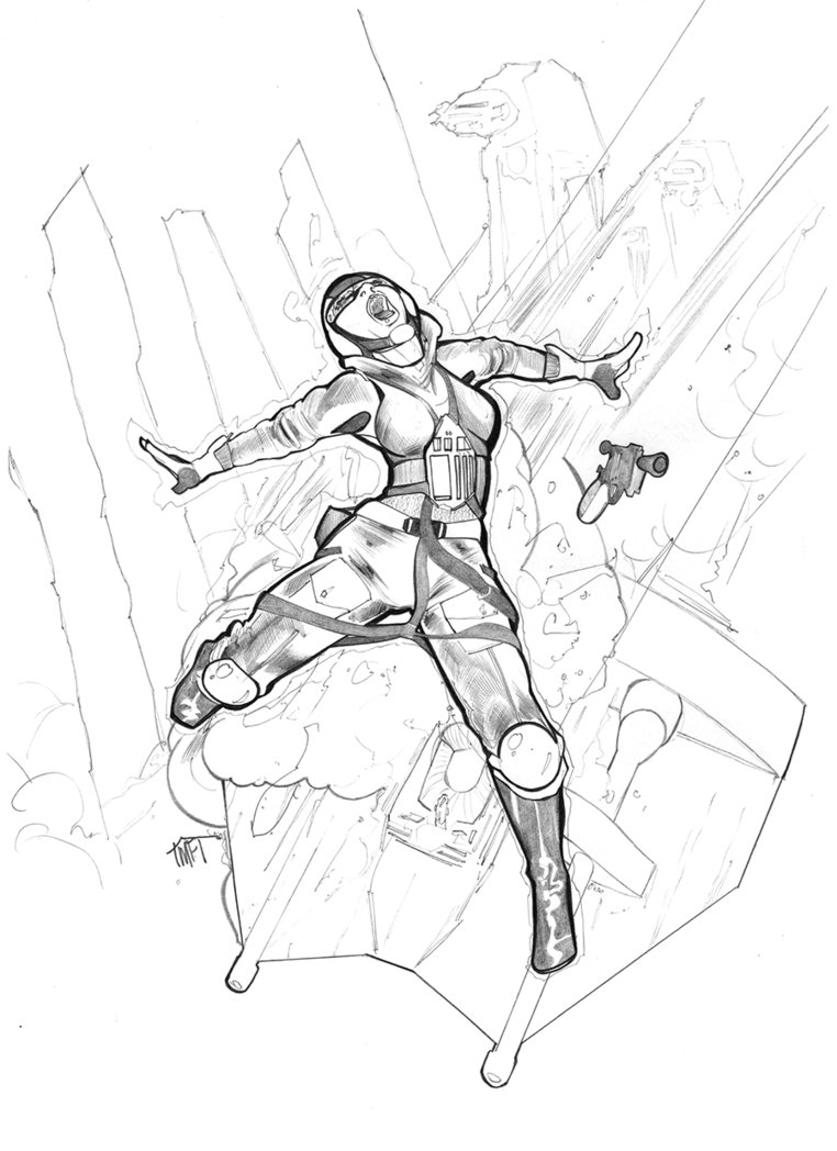 762x1048 Star Wars Sketch In Pencil By Candyapplefox