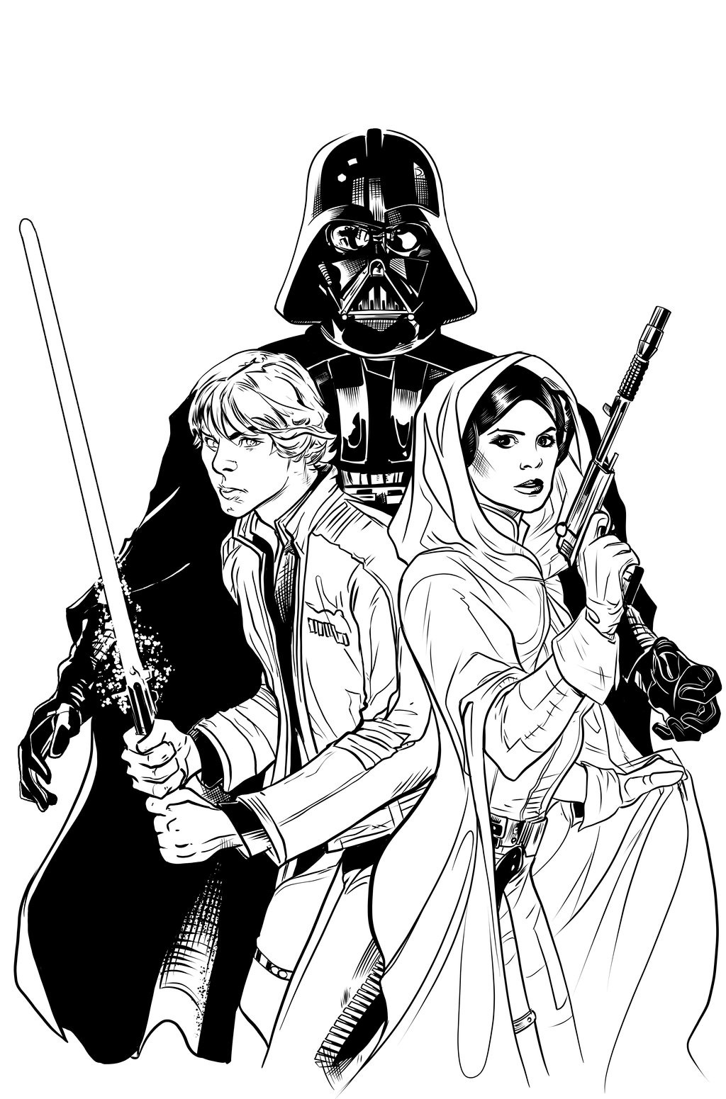 1024x1551 Star Wars Vader Down Variant Cover