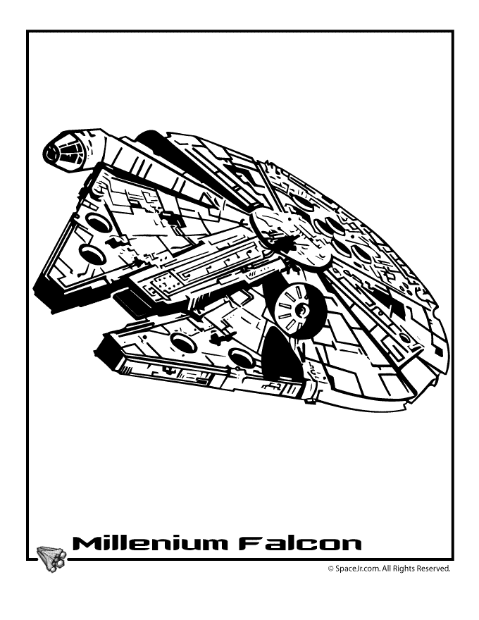 680x880 Star Wars Ships Coloring Pages Star Wars Millenium Falcon
