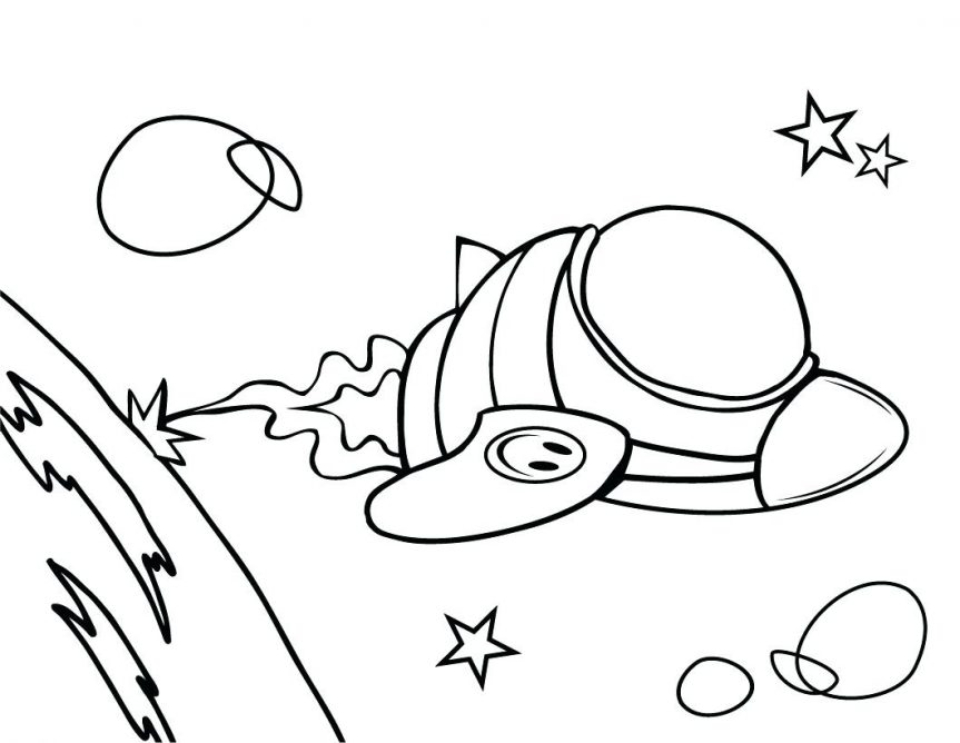 863x668 Amazing Spaceship Coloring Page Cool And Best Ideas Pages