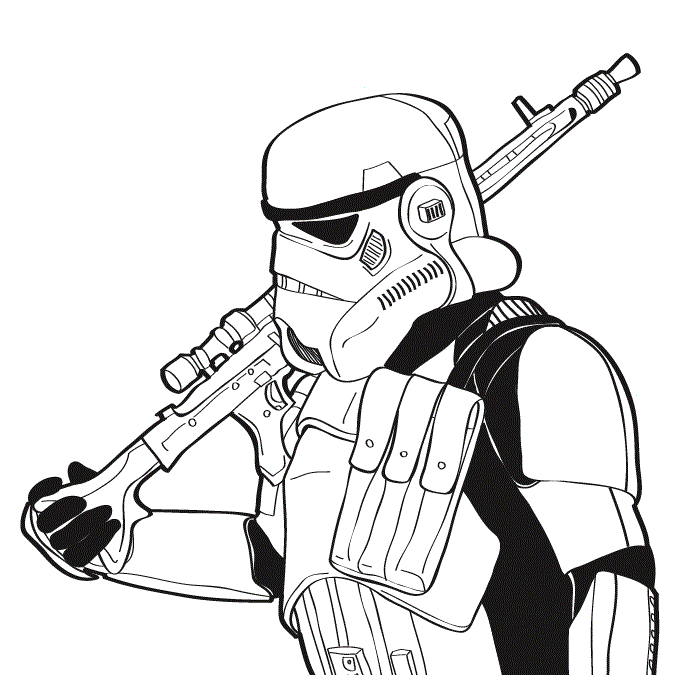 679x675 Star Wars Coloring Pages