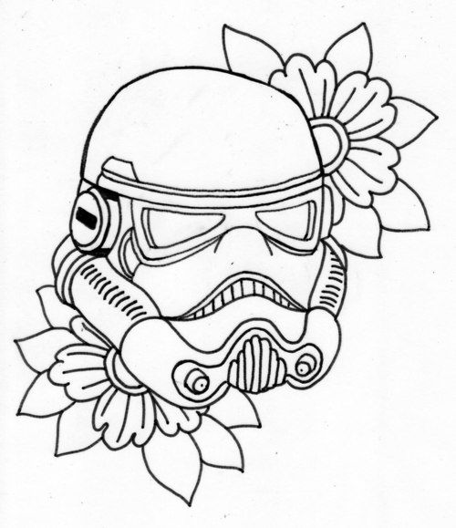 500x579 Star Wars Stormtrooper Body Art Tattoo, Tattoo