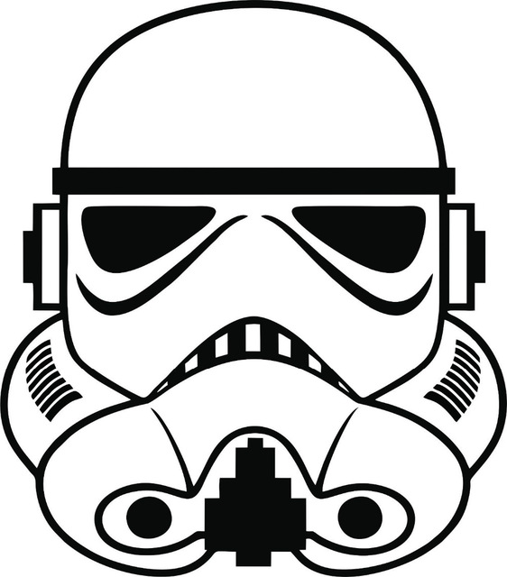 562x640 Free Shipping Stormtrooper Wall Sticker Decal Star Wars Empire Car