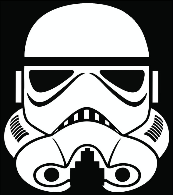 568x640 Free Shipping Stormtrooper Wall Sticker Decal Star Wars Empire Car