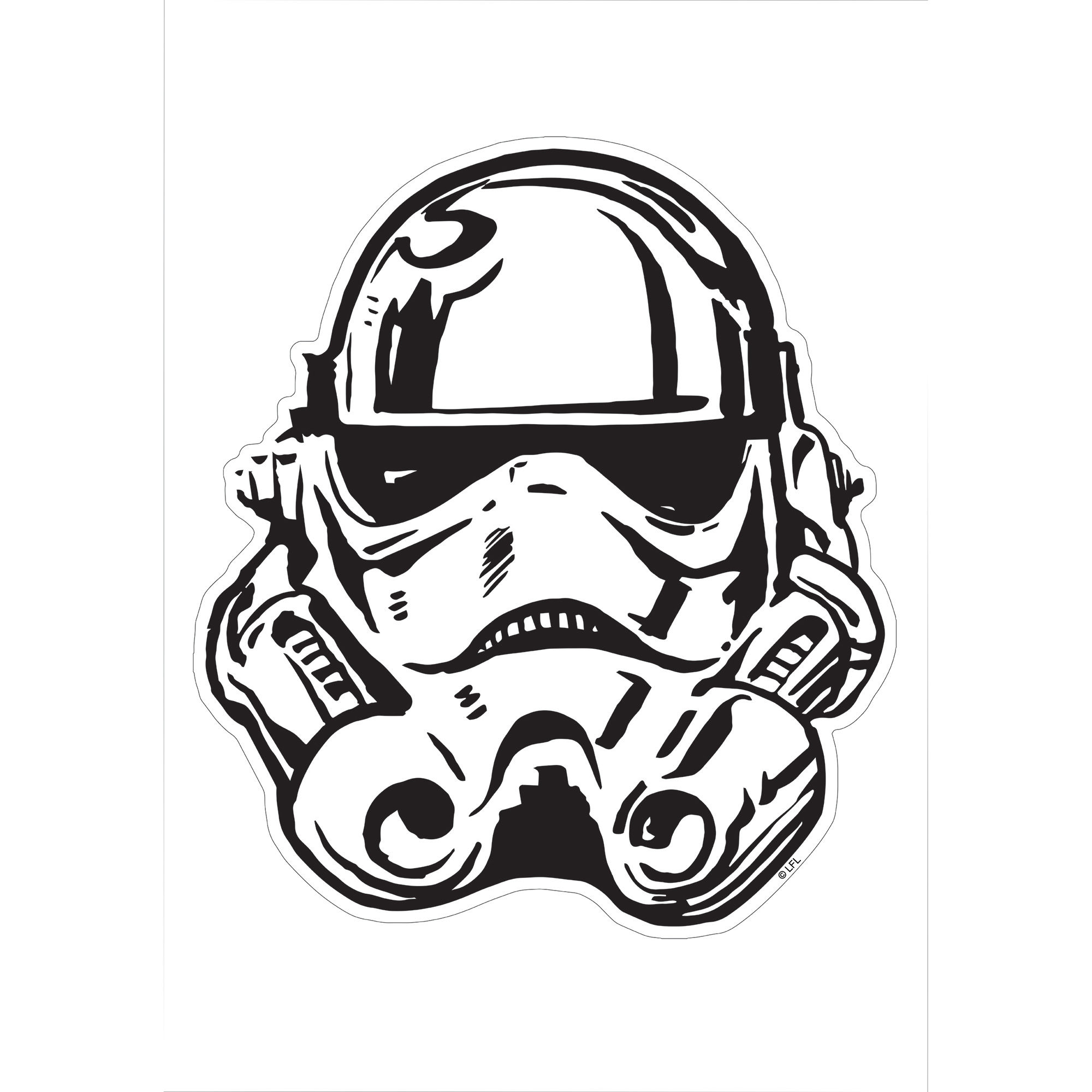 Star Wars Stormtrooper Helmet Drawing at GetDrawings | Free download