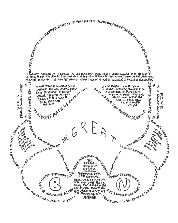 700x875 Stormtrooper Art Project