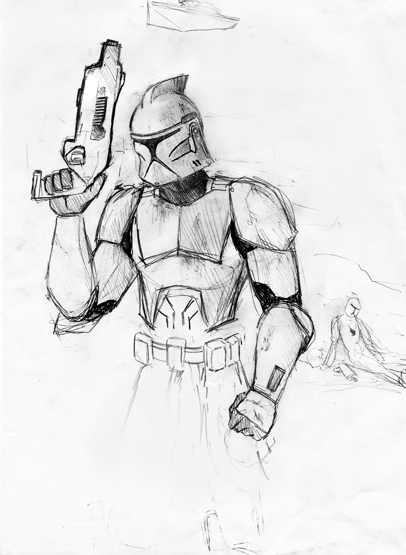800x1093 Star Wars Clone Trooper By Vegeth