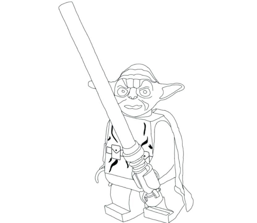 832x723 Luxury Lego Yoda Coloring Pages Print Star Wars Clones