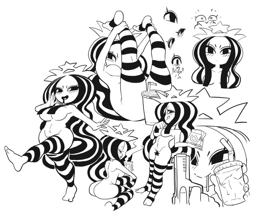 850x715 Gashi Gashi's Stb Chan Concept Art Starbucks Chan Know Your Meme