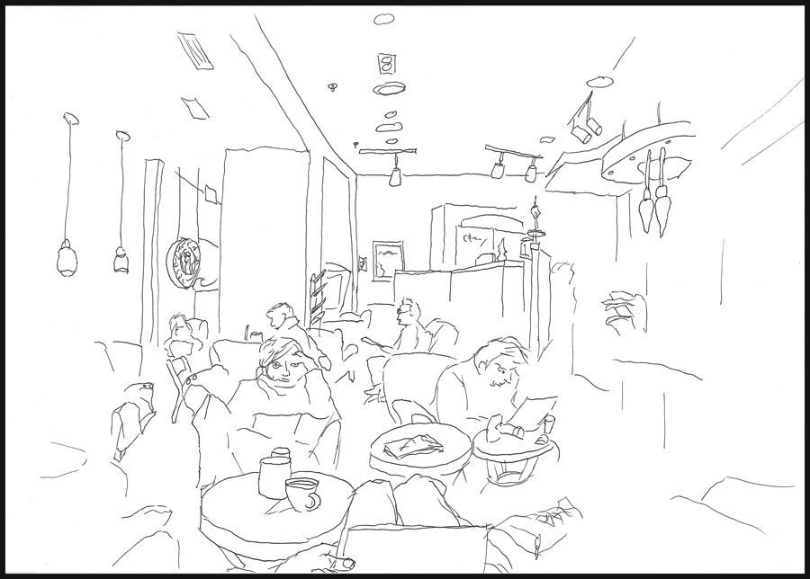 900x644 Quick Sketch 7 Starbucks By Bobris