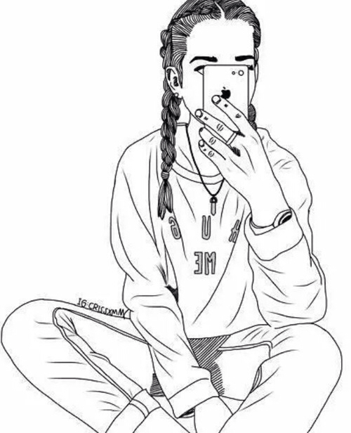 500x616 Outline Imagenes Tumblr Outlines, Draw And Sketches