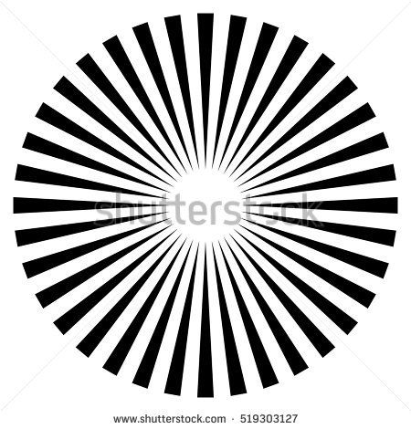 450x470 Rays, Beams Element. Sunburst, Starburst Shape On White. Radiating