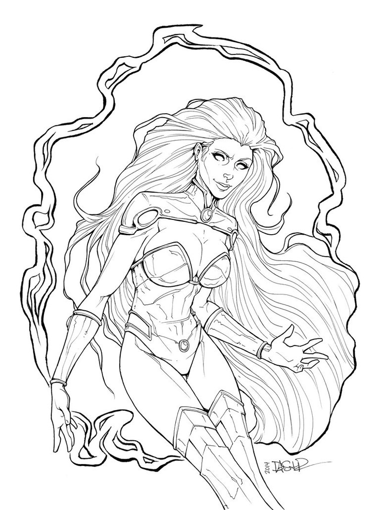 774x1032 Starfire 2014 Lines By Dstpierre On Lineart Teen