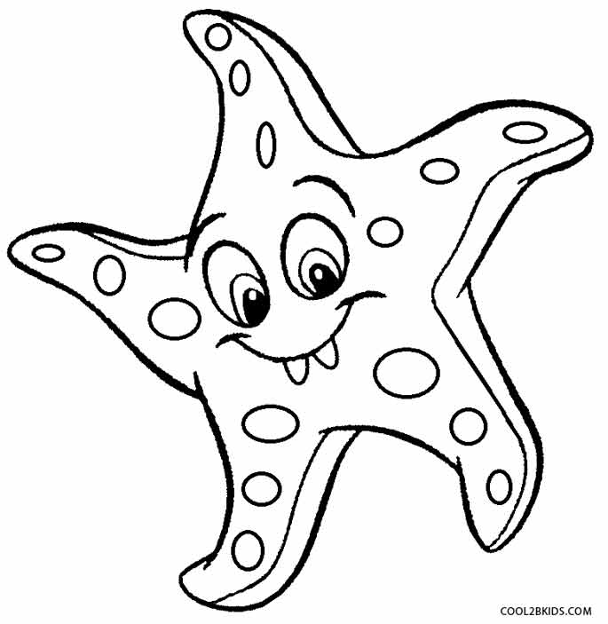 685x703 Terrific Starfish Coloring Pages 18 On Coloring Pages For Adults