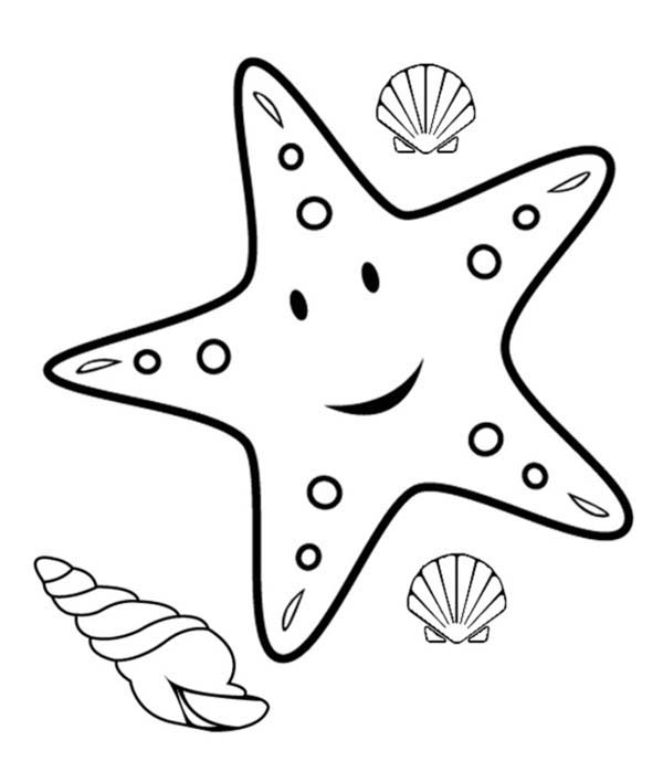 600x699 Coloring Pages Magnificent Starfish Colouring In Coloring Pages
