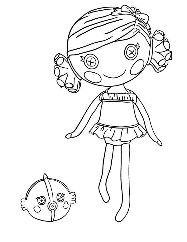 600x776 Sand E Starfish From Lalaloopsy Coloring Page Color Luna