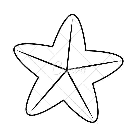 550x550 Sea Star Or Starfish Icon Image