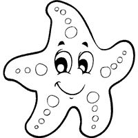 Starfish Outline Drawing at GetDrawings | Free download