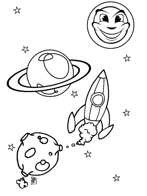 600x800 Free Sun Moon And Stars Coloring Pages Rocket Ship Page Download