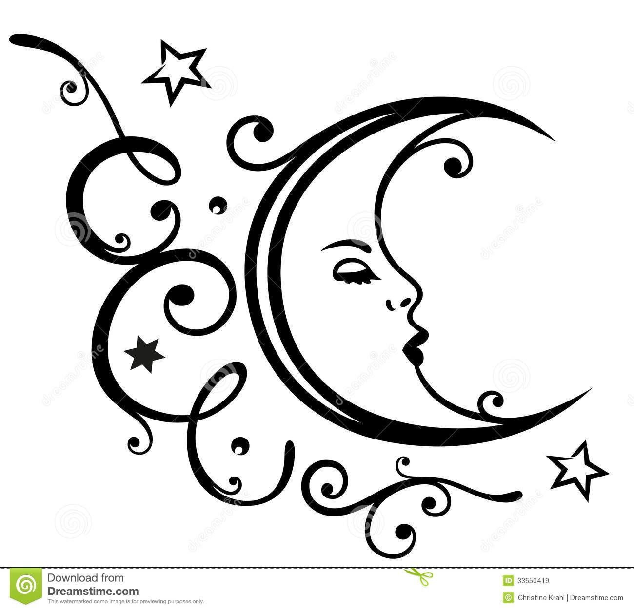 1300x1254 Stars Line Art