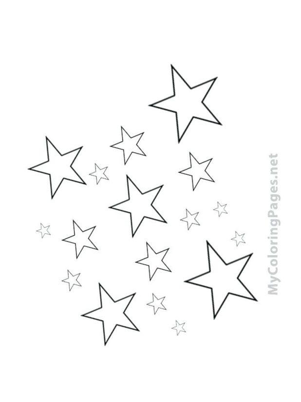 618x824 Moon Coloring Pages Printable Archives And Stars 94 Various