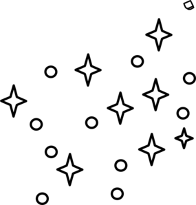 285x298 Stars Drawing Black And White
