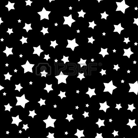 450x450 Seamless Stars Pattern. Eps 8 Vector Illustration Royalty Free